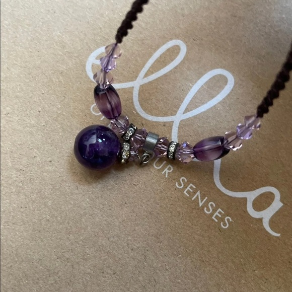 🌟🌟🎊Vintage crystal amethyst stone necklace - Picture 5 of 6